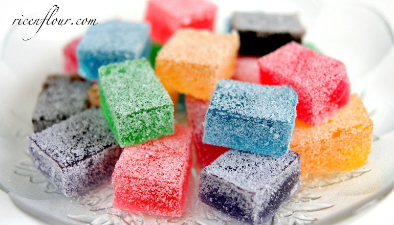How to make Gumdrops (Gummy candy recipe with video) - Rice 'n Flour